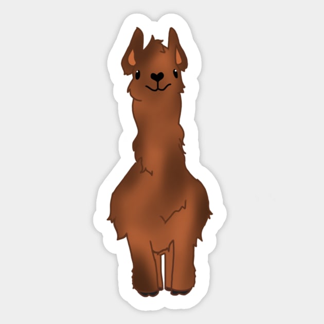 Llama Sticker by LieutenantAmoo